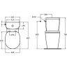 Бачок для унитаза IDEAL STANDARD Connect Arc E786101